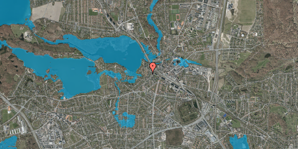 Oversvømmelsesrisiko fra vandløb på Sofievej 5, 2800 Kongens Lyngby