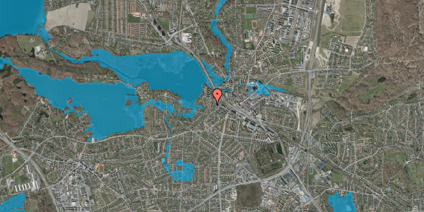 Oversvømmelsesrisiko fra vandløb på Sofievej 8, 2800 Kongens Lyngby