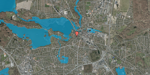 Oversvømmelsesrisiko fra vandløb på Sofievej 9, 2800 Kongens Lyngby