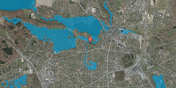 Oversvømmelsesrisiko fra vandløb på Sophus Bauditz Vej 10, 2800 Kongens Lyngby