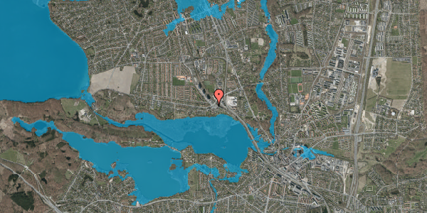 Oversvømmelsesrisiko fra vandløb på Sorgenfri Torv 21, 2830 Virum