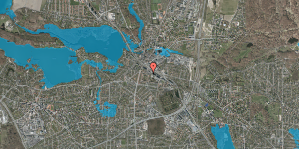 Oversvømmelsesrisiko fra vandløb på Ulrikkenborg Alle 1, 1. tv, 2800 Kongens Lyngby