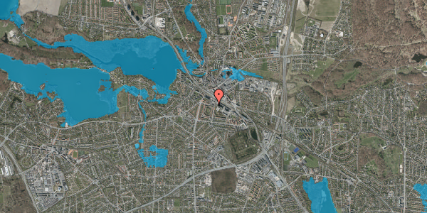 Oversvømmelsesrisiko fra vandløb på Ulrikkenborg Alle 4, 2. th, 2800 Kongens Lyngby