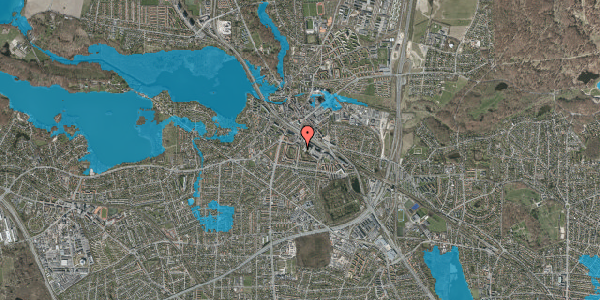 Oversvømmelsesrisiko fra vandløb på Ulrikkenborg Alle 9, st. tv, 2800 Kongens Lyngby