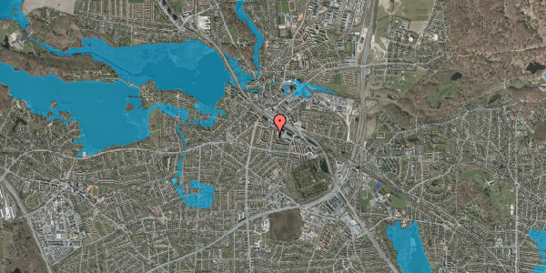 Oversvømmelsesrisiko fra vandløb på Ulrikkenborg Alle 15, 1. tv, 2800 Kongens Lyngby