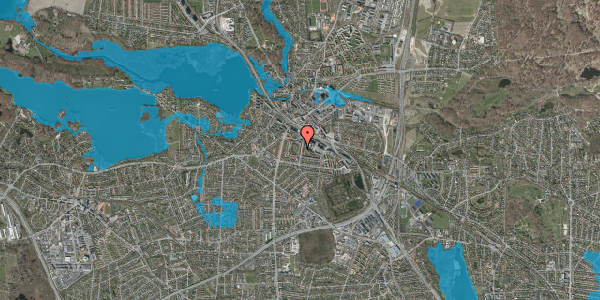 Oversvømmelsesrisiko fra vandløb på Ulrikkenborg Alle 18, 2. tv, 2800 Kongens Lyngby