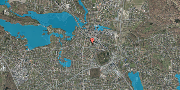 Oversvømmelsesrisiko fra vandløb på Ulrikkenborg Alle 26, st. tv, 2800 Kongens Lyngby