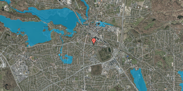 Oversvømmelsesrisiko fra vandløb på Ulrikkenborg Alle 37, st. tv, 2800 Kongens Lyngby