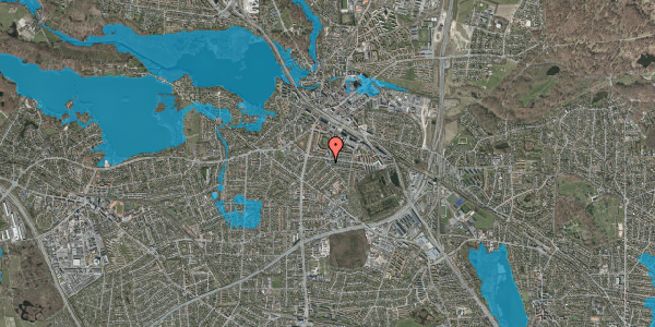 Oversvømmelsesrisiko fra vandløb på Ulrikkenborg Alle 40, 1. tv, 2800 Kongens Lyngby