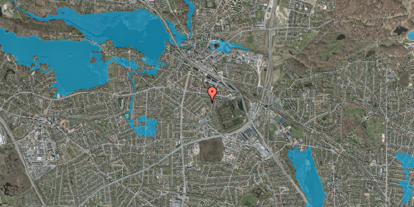 Oversvømmelsesrisiko fra vandløb på Ulrikkenborg Alle 51, 2800 Kongens Lyngby