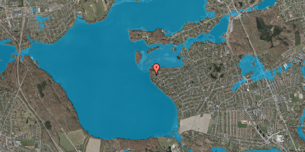 Oversvømmelsesrisiko fra vandløb på Furesøhøj 7, 2830 Virum