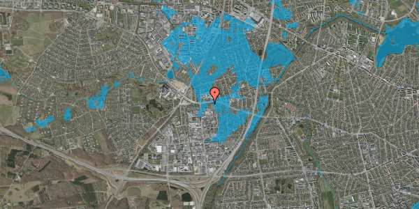 Oversvømmelsesrisiko fra vandløb på Brandstrupvej 67, 2610 Rødovre
