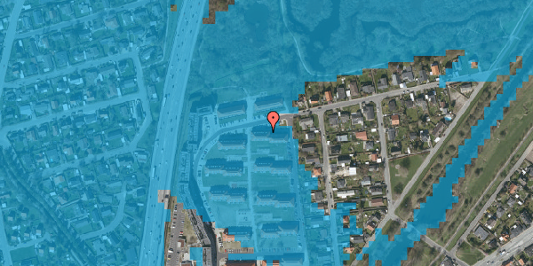 Oversvømmelsesrisiko fra vandløb på Brunevang 29, 1. th, 2610 Rødovre