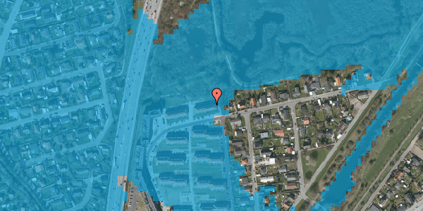 Oversvømmelsesrisiko fra vandløb på Brunevang 32, st. th, 2610 Rødovre