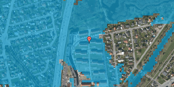 Oversvømmelsesrisiko fra vandløb på Brunevang 33, 1. tv, 2610 Rødovre