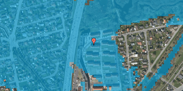 Oversvømmelsesrisiko fra vandløb på Brunevang 37, 2. tv, 2610 Rødovre
