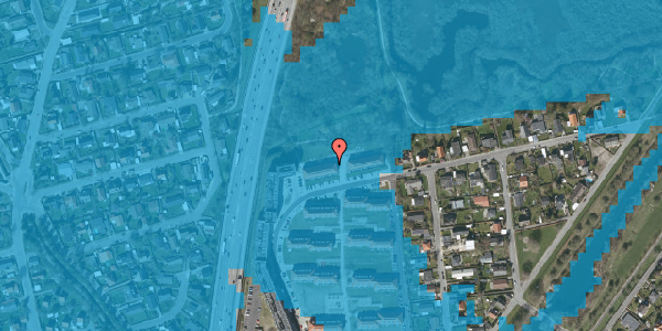 Oversvømmelsesrisiko fra vandløb på Brunevang 38, st. th, 2610 Rødovre