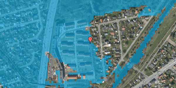 Oversvømmelsesrisiko fra vandløb på Brunevang 39, st. th, 2610 Rødovre