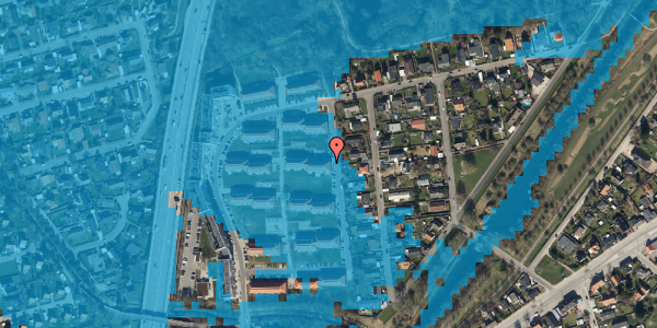 Oversvømmelsesrisiko fra vandløb på Brunevang 39, 1. tv, 2610 Rødovre