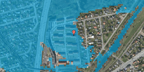Oversvømmelsesrisiko fra vandløb på Brunevang 41, st. tv, 2610 Rødovre