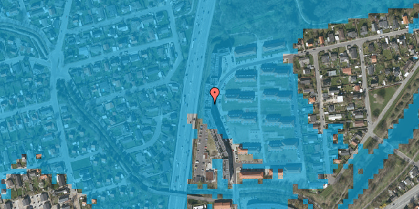 Oversvømmelsesrisiko fra vandløb på Brunevang 54, st. th, 2610 Rødovre