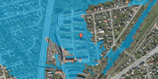 Oversvømmelsesrisiko fra vandløb på Brunevang 59, 1. tv, 2610 Rødovre