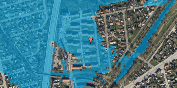 Oversvømmelsesrisiko fra vandløb på Brunevang 59, 2. tv, 2610 Rødovre