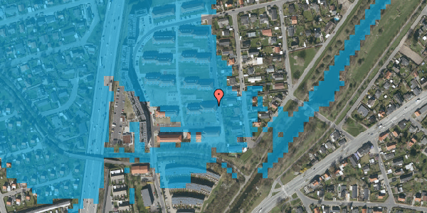 Oversvømmelsesrisiko fra vandløb på Brunevang 71, 1. tv, 2610 Rødovre