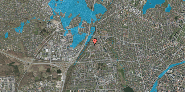 Oversvømmelsesrisiko fra vandløb på Knudsbølvej 61, 2610 Rødovre