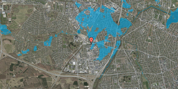Oversvømmelsesrisiko fra vandløb på Krogsbækvej 46, 2610 Rødovre