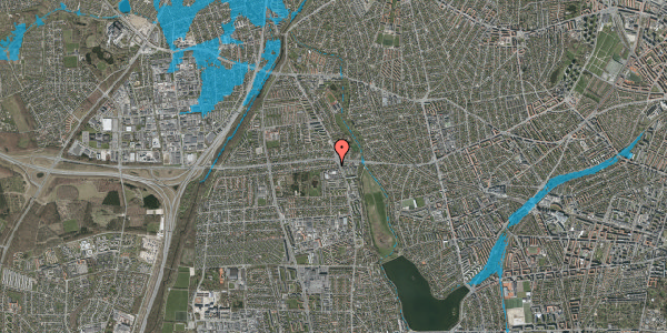 Oversvømmelsesrisiko fra vandløb på Nørregårdsvej 5, 2610 Rødovre