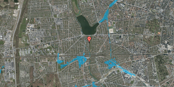 Oversvømmelsesrisiko fra vandløb på Pantervej 6, 2610 Rødovre