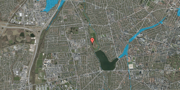 Oversvømmelsesrisiko fra vandløb på Vejlbyvej 9, 2610 Rødovre