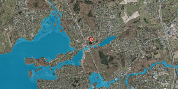 Oversvømmelsesrisiko fra vandløb på Agnetevej 8, 2840 Holte