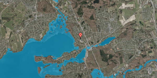 Oversvømmelsesrisiko fra vandløb på Birkebakken 8, 2840 Holte