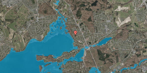 Oversvømmelsesrisiko fra vandløb på Birkebakken 29, 2840 Holte