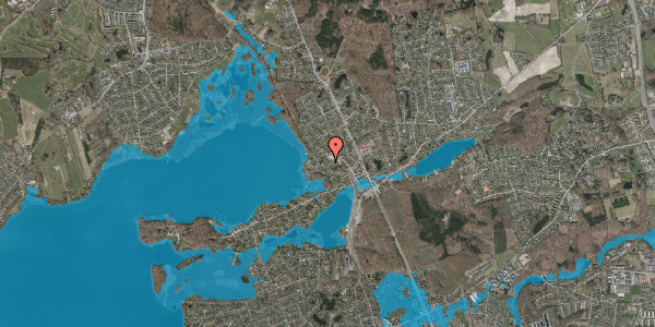 Oversvømmelsesrisiko fra vandløb på Elledamsvej 3, 2840 Holte