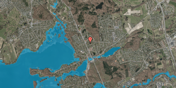 Oversvømmelsesrisiko fra vandløb på Elmevej 19, 2840 Holte