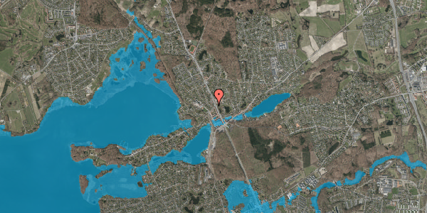 Oversvømmelsesrisiko fra vandløb på Ernst Bojesens Vej 4, 2840 Holte