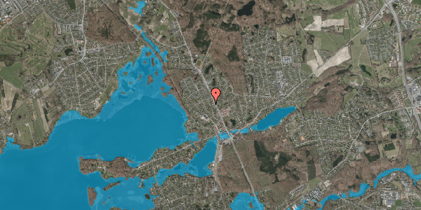 Oversvømmelsesrisiko fra vandløb på Helgasvej 18, 2840 Holte