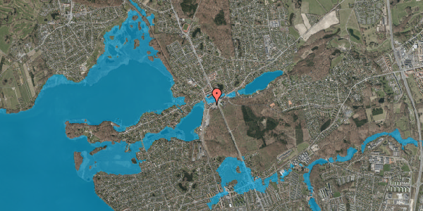 Oversvømmelsesrisiko fra vandløb på Holte Stationsvej 12A, 2840 Holte