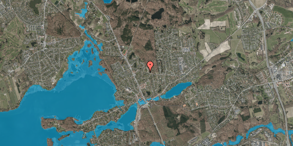 Oversvømmelsesrisiko fra vandløb på Rudersdalsvej 32, 2840 Holte