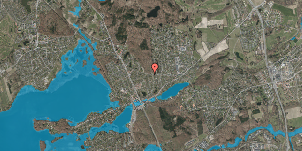 Oversvømmelsesrisiko fra vandløb på Rudersdalsvej 46, 2840 Holte