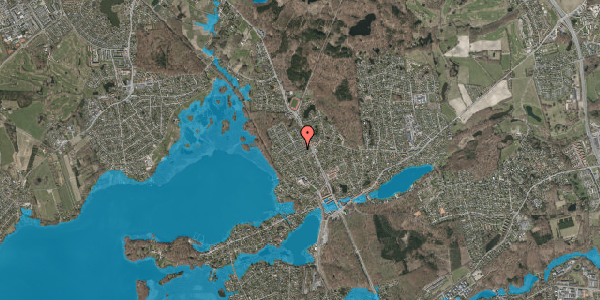 Oversvømmelsesrisiko fra vandløb på Rude Vang 19A, 2840 Holte