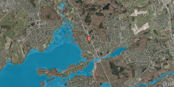 Oversvømmelsesrisiko fra vandløb på Rude Vang 23B, 2840 Holte