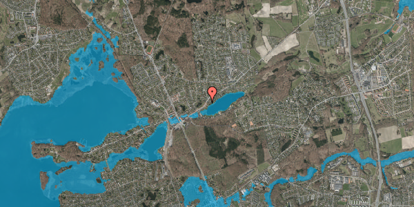Oversvømmelsesrisiko fra vandløb på Rydholt 13, 2840 Holte