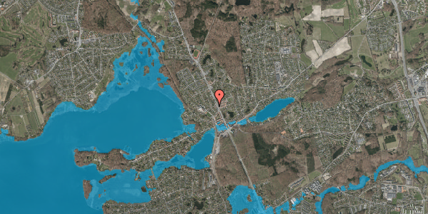 Oversvømmelsesrisiko fra vandløb på Skolevej 3, 2840 Holte