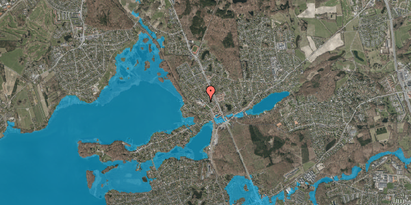 Oversvømmelsesrisiko fra vandløb på Skolevej 14B, 1. , 2840 Holte