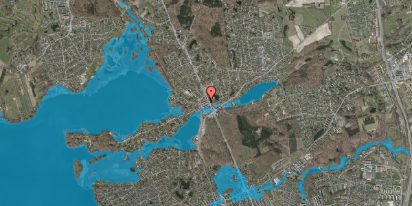 Oversvømmelsesrisiko fra vandløb på Sofievej 3A, st. th, 2840 Holte