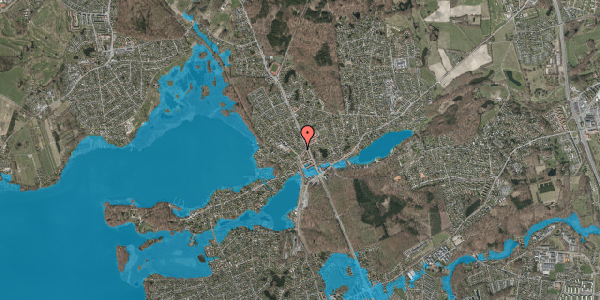 Oversvømmelsesrisiko fra vandløb på Solbakken 3, 2840 Holte
